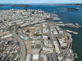 Aerial view of Mission Bay